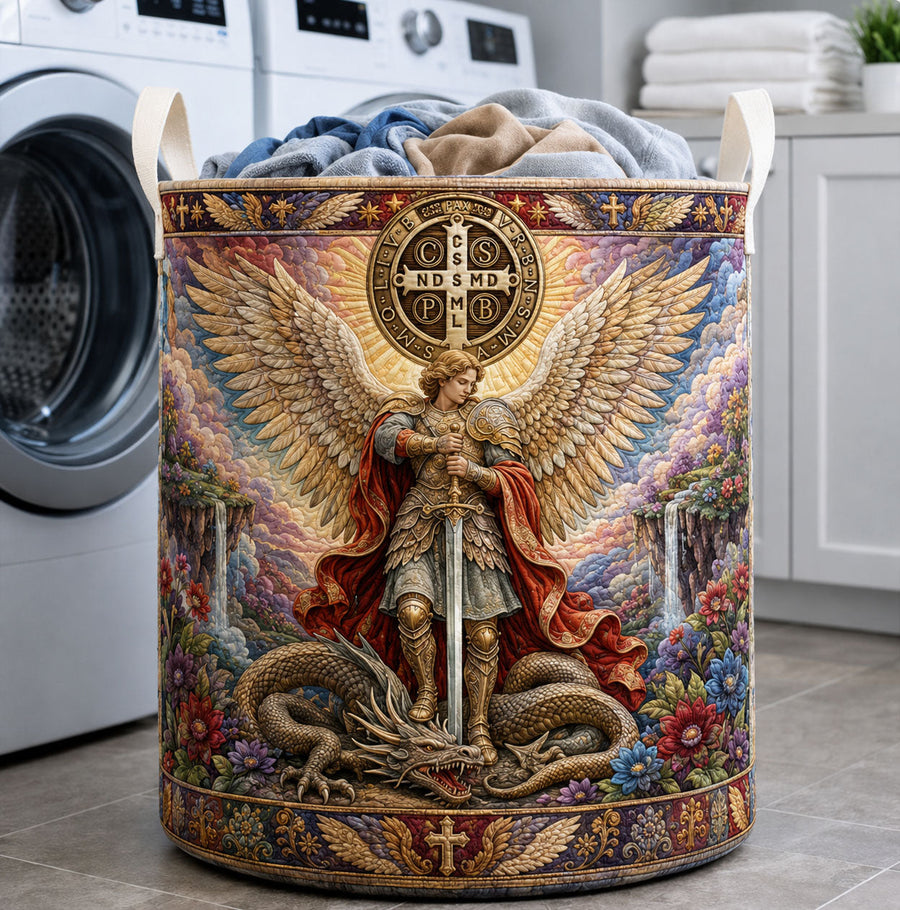 Victoire sur les ténèbres | Panier à linge matelassé
