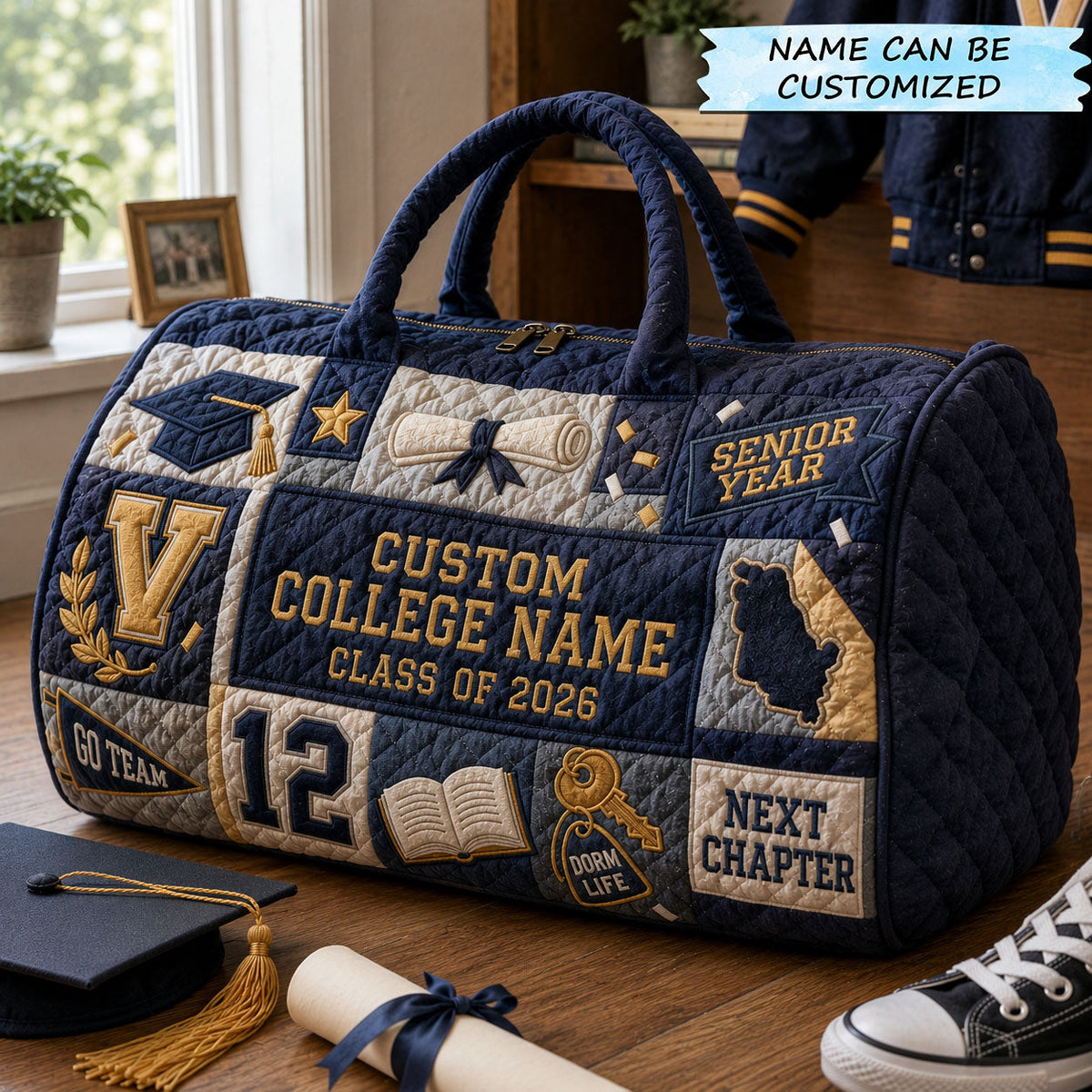 Senior Year Patchwork | Quilted Duffle Bag QTCUZ