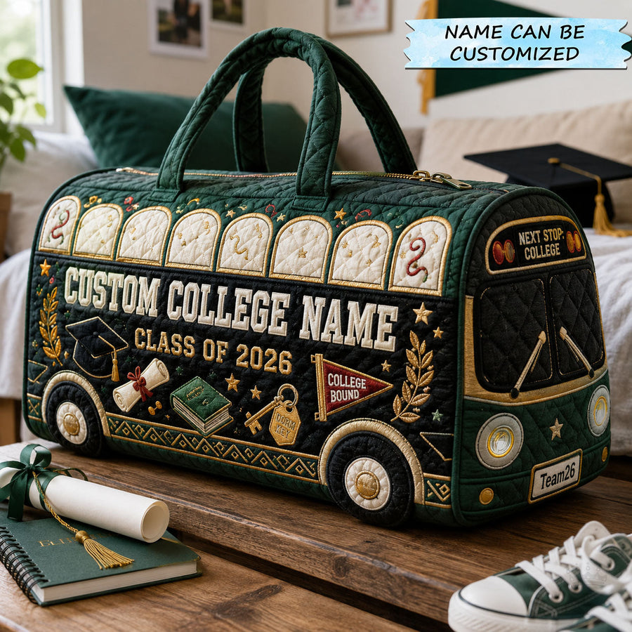 College Bound Adventure | Quilted Duffle Bag QTCUZ