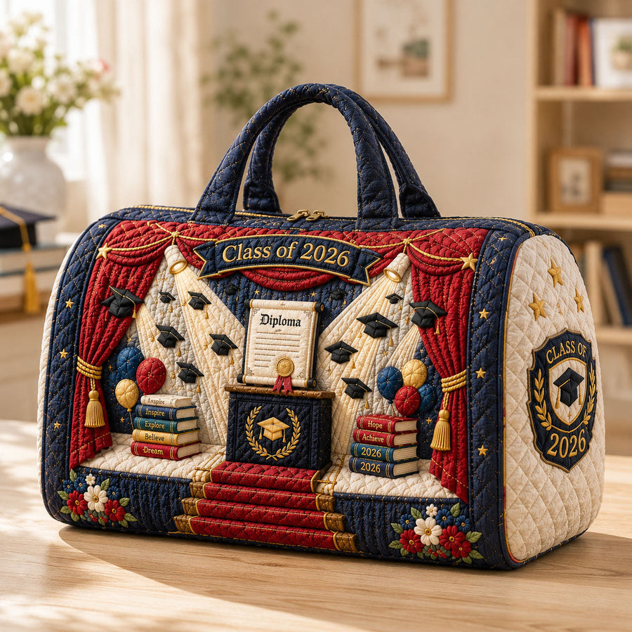 Graduation Ceremony | Quilted Duffle Bag