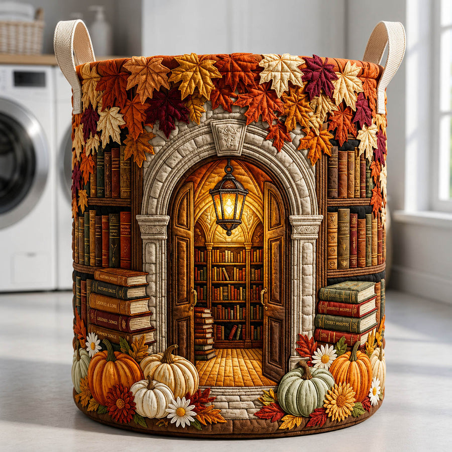 Book Nook | Quilted Laundry Basket