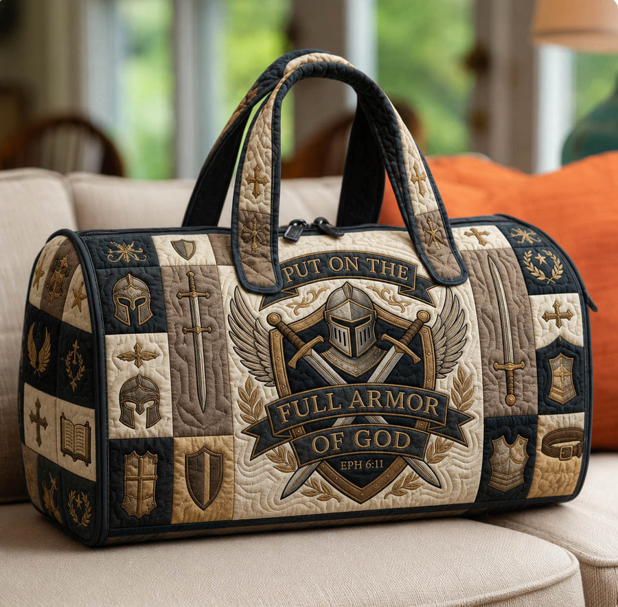 Armor Of God | Quilted Duffle Bag
