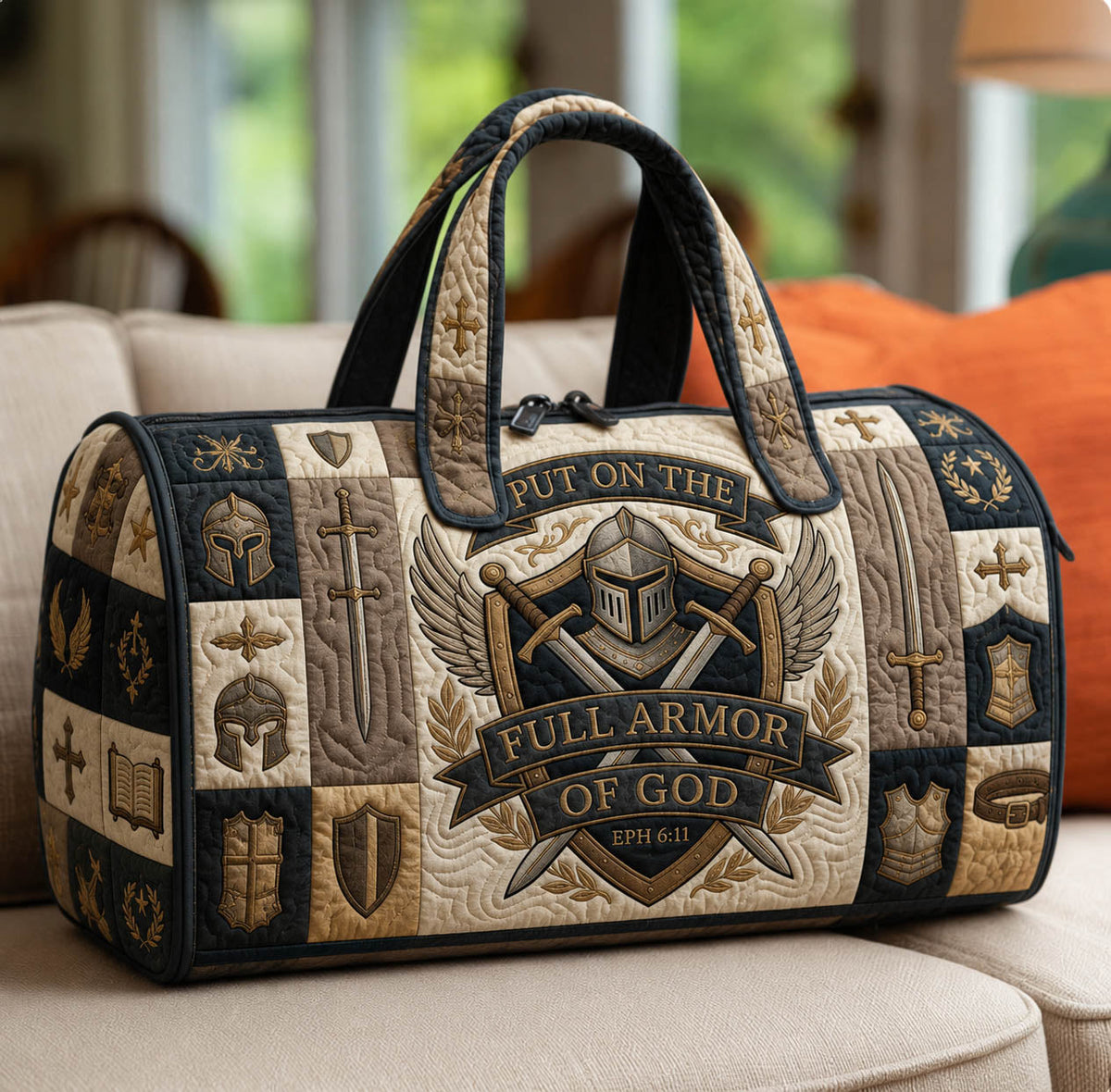 Armure de Dieu | Sac de voyage matelassé