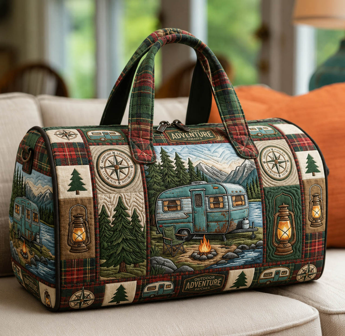 Lakeside Camp | Quilted Duffle Bag