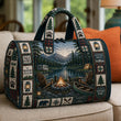Lakeside Campfire | Quilted Duffle Bag