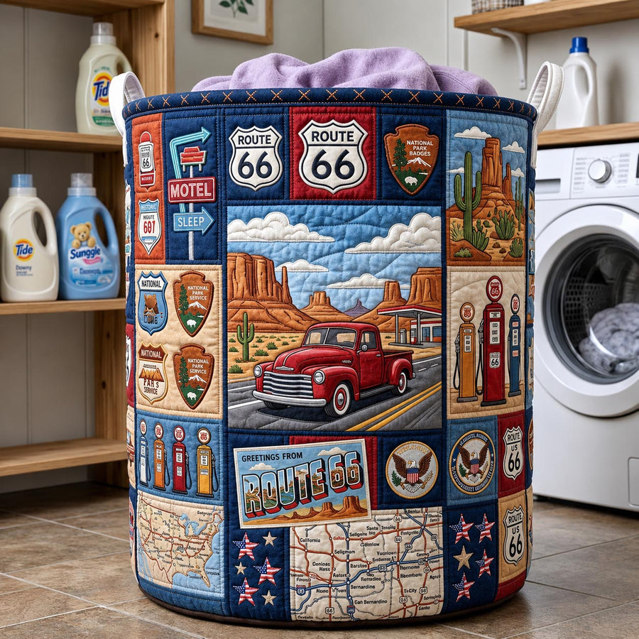 America 250 | Quilted Laundry Basket
