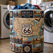 American Highway | Panier à linge matelassé