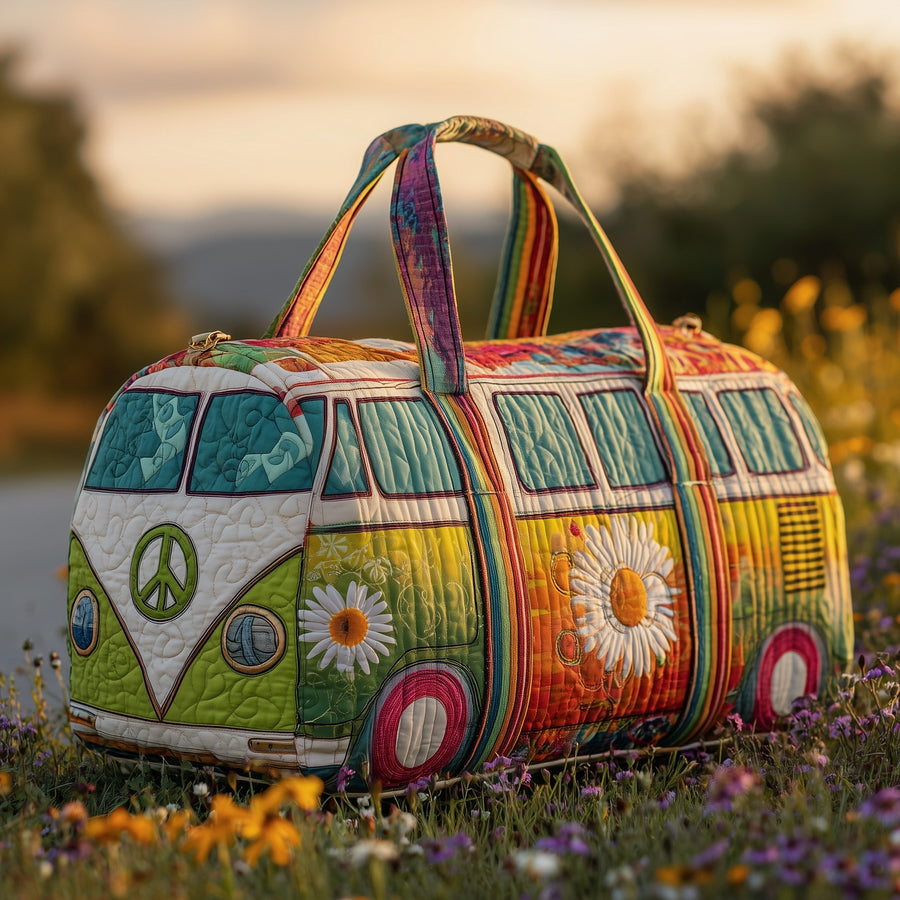 Hippie Van | Quilted Duffle Bag
