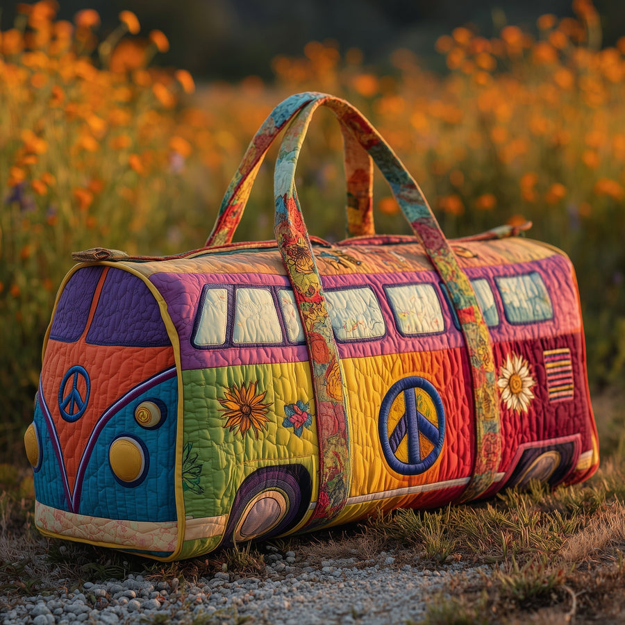 Hippie Van | Quilted Duffle Bag