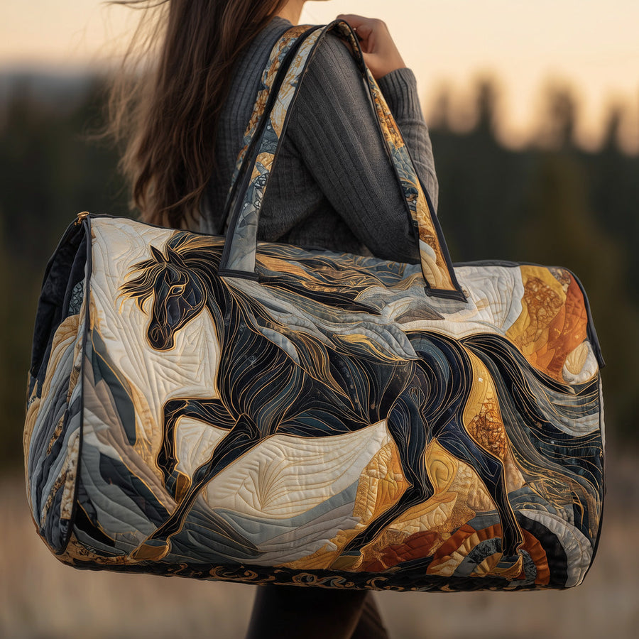 Horse | Quilted Duffle Bag