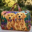 Golden Retrievers | Sac de voyage matelassé