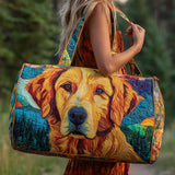 Golden Retrievers | Sac de voyage matelassé