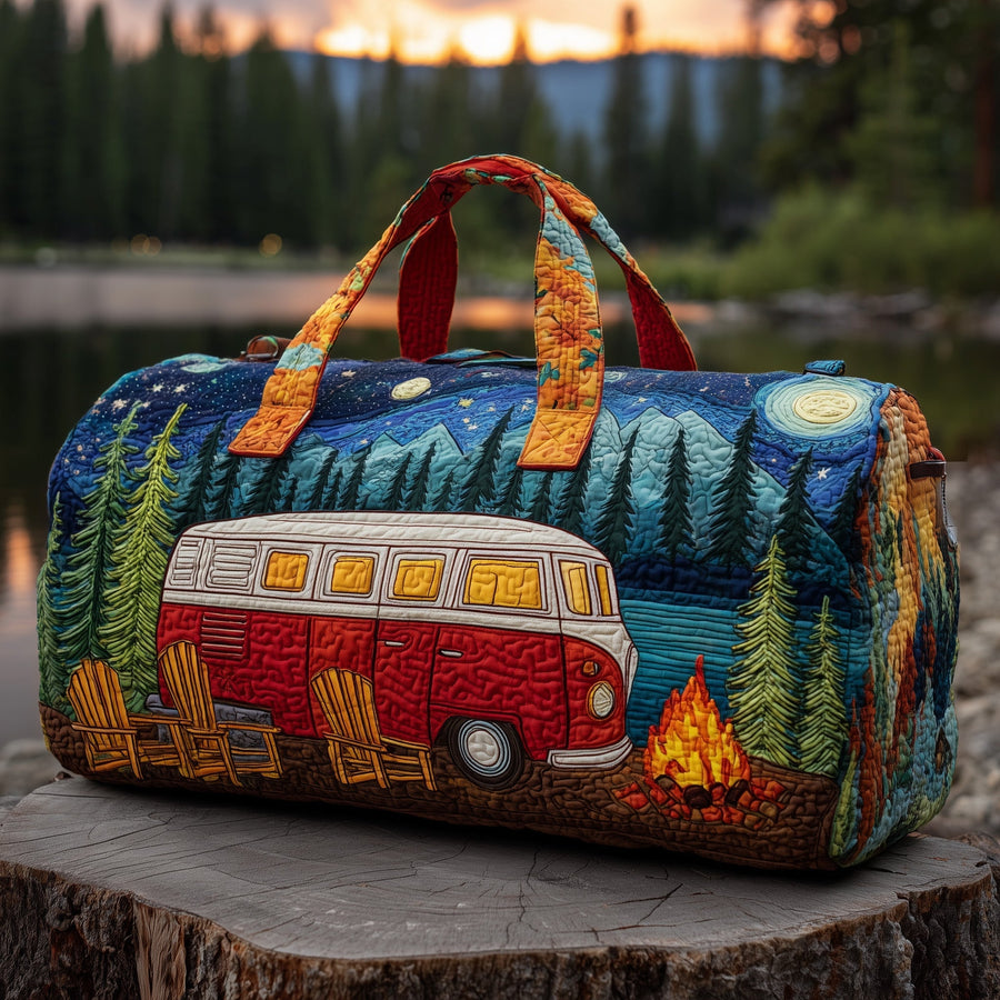 Campfire Dream | Quilted Duffle Bag
