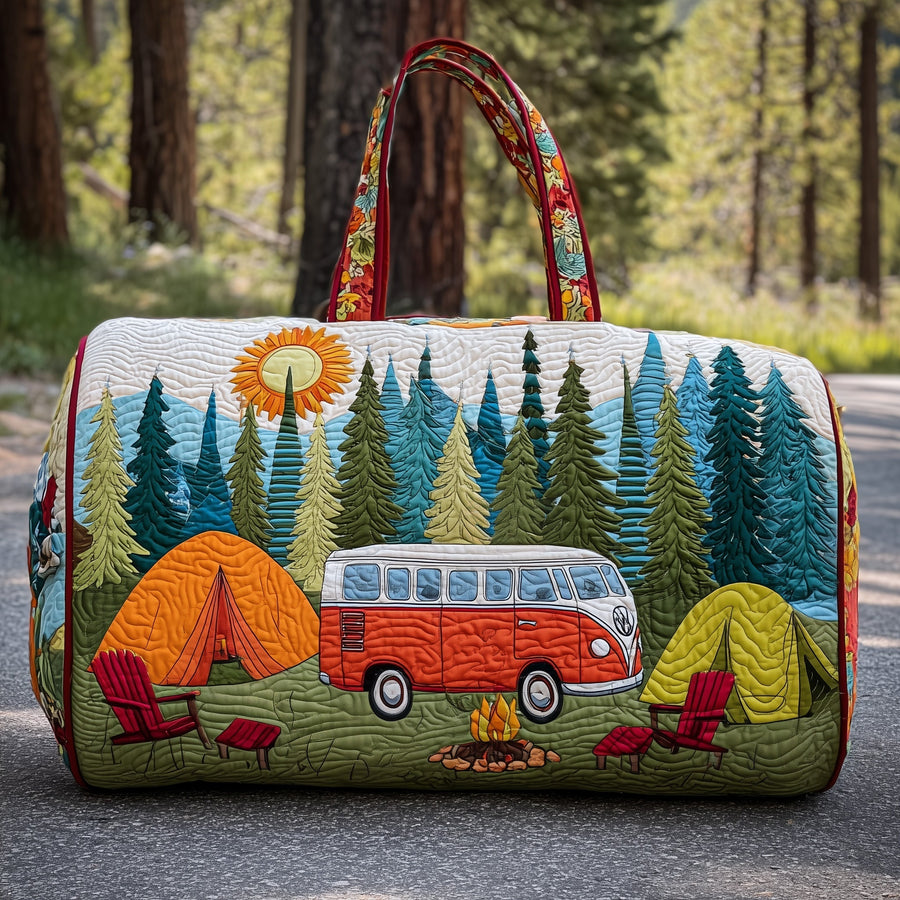 Campfire Dream | Quilted Duffle Bag
