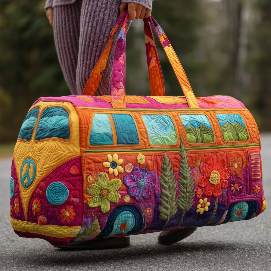 Hippie Van | Quilted Duffle Bag