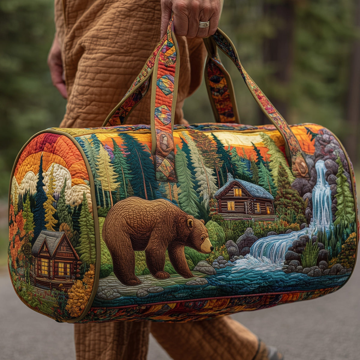 Cabin And Bear | Sac de voyage matelassé