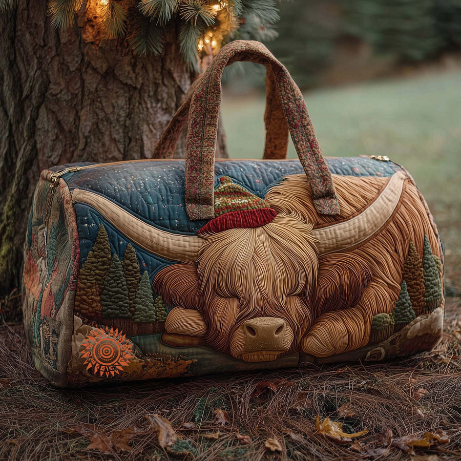Farmstead Cow | Quilted Duffle Bag