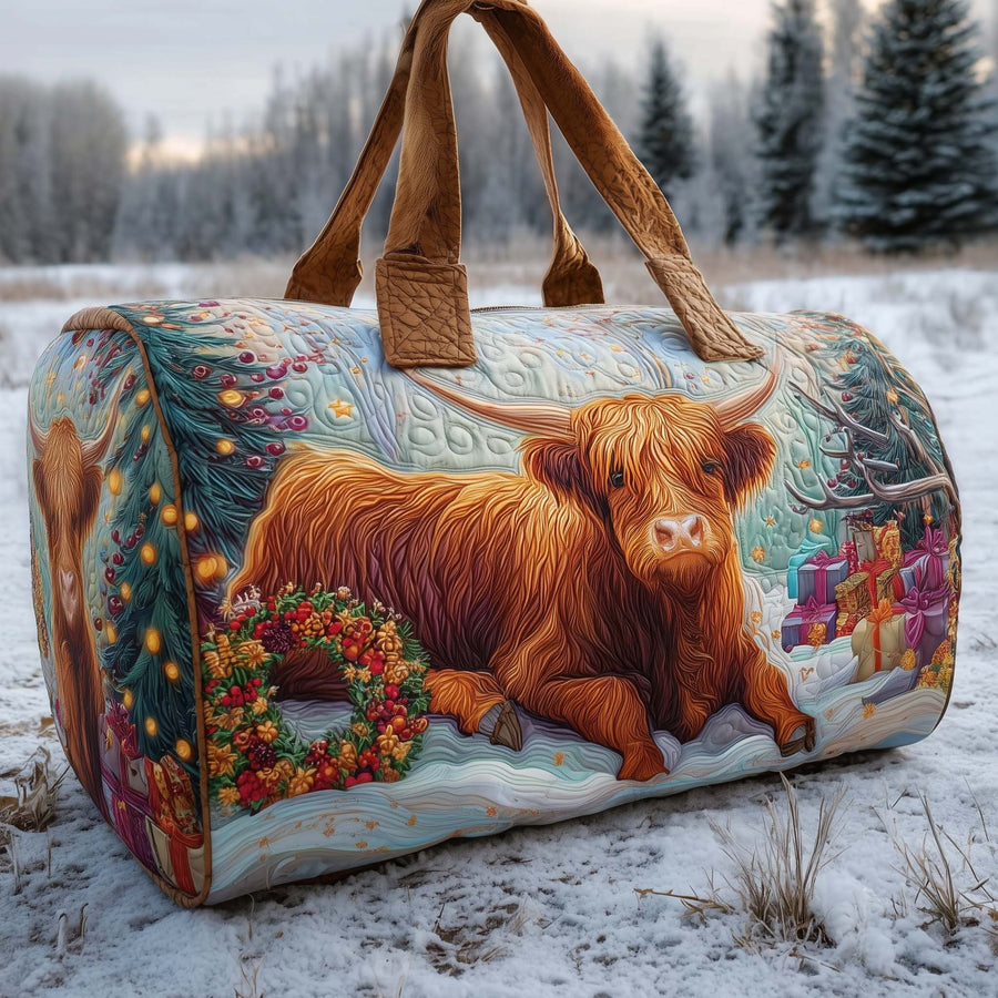 Farmstead Cow | Quilted Duffle Bag