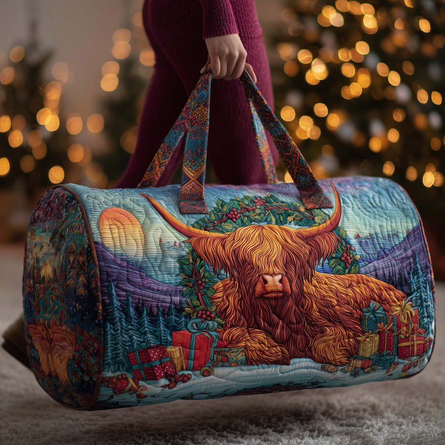 Farmstead Cow | Quilted Duffle Bag