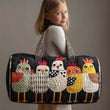 Funky Chicken | Quilted Duffle Bag