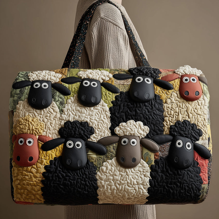 Funky Sheep | Quilted Duffle Bag