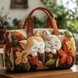 Chat d'automne | Sac de voyage matelassé