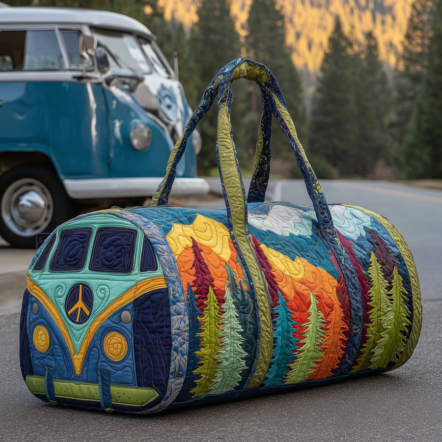 Hippie Vibe | Quilted Duffle Bag