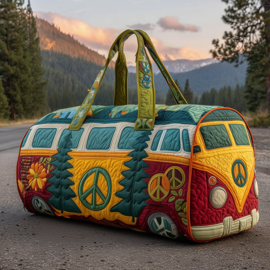 Hippie Van | Quilted Duffle Bag