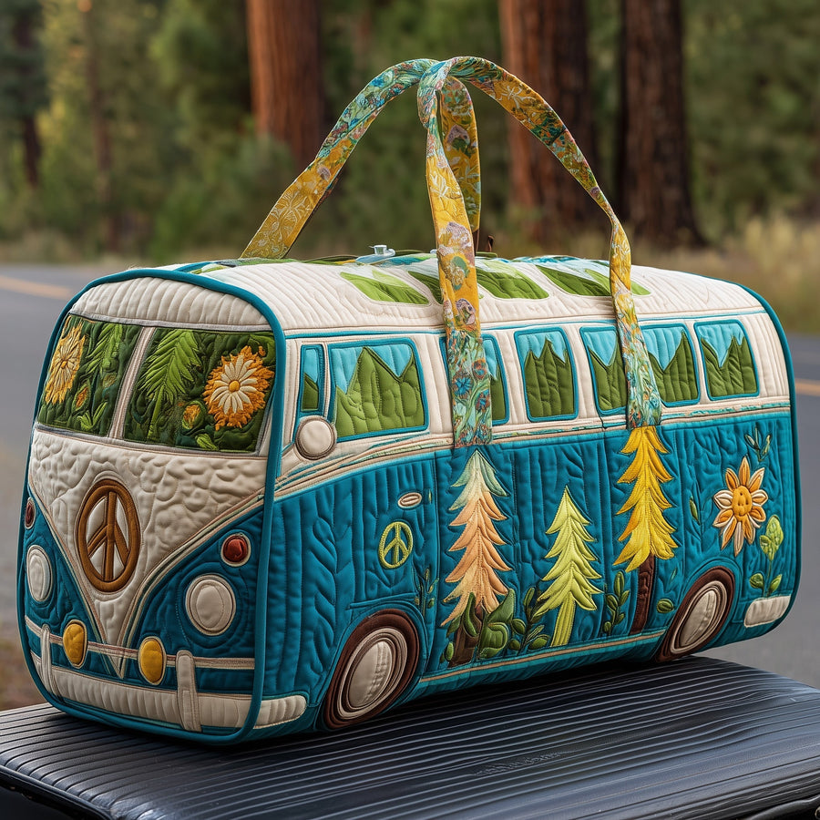 Peace Van | Quilted Duffle Bag