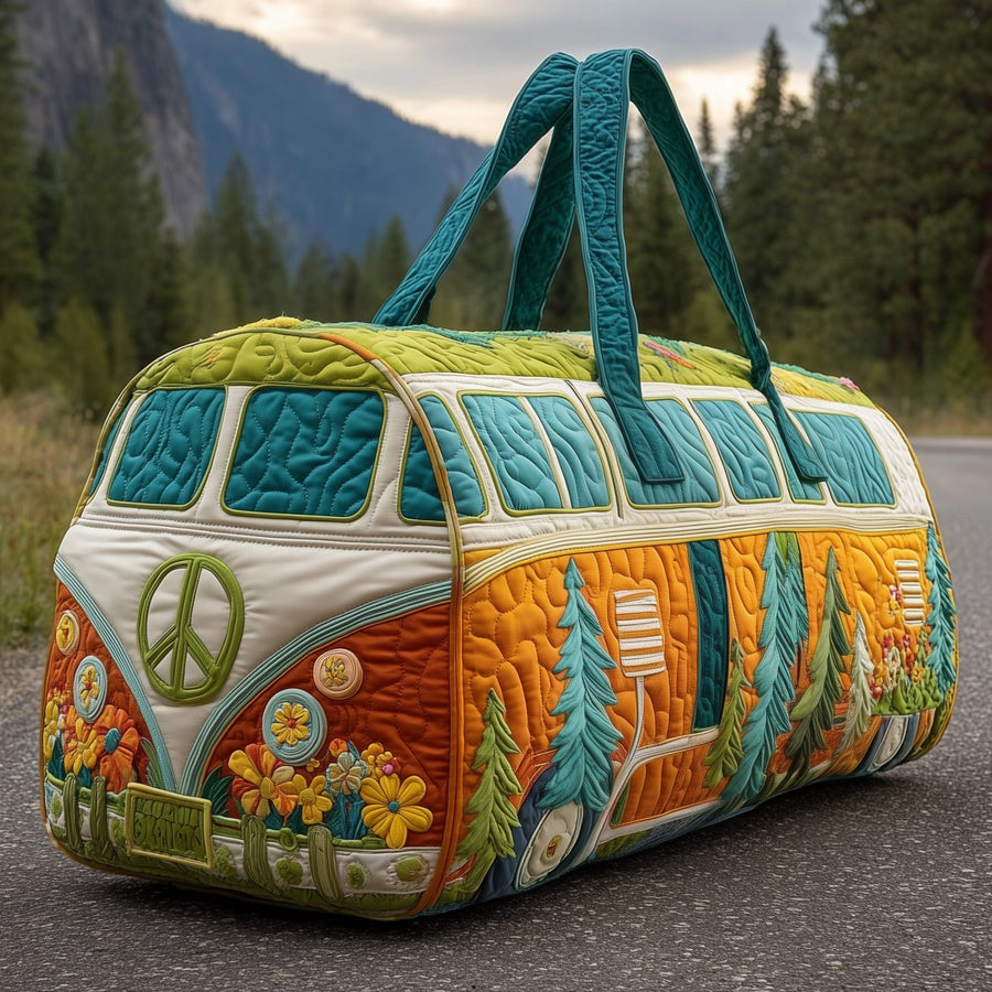 Hippie Van | Quilted Duffle Bag