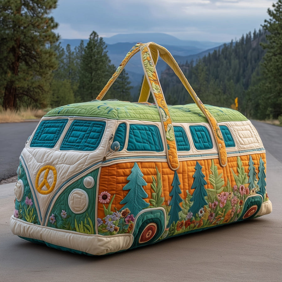 Hippie Van | Quilted Duffle Bag