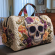 Sac de voyage matelassé | Crâne floral