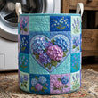 Flower Patchwork | Quilted Laundry Basket