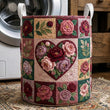 Flower Patchwork | Quilted Laundry Basket