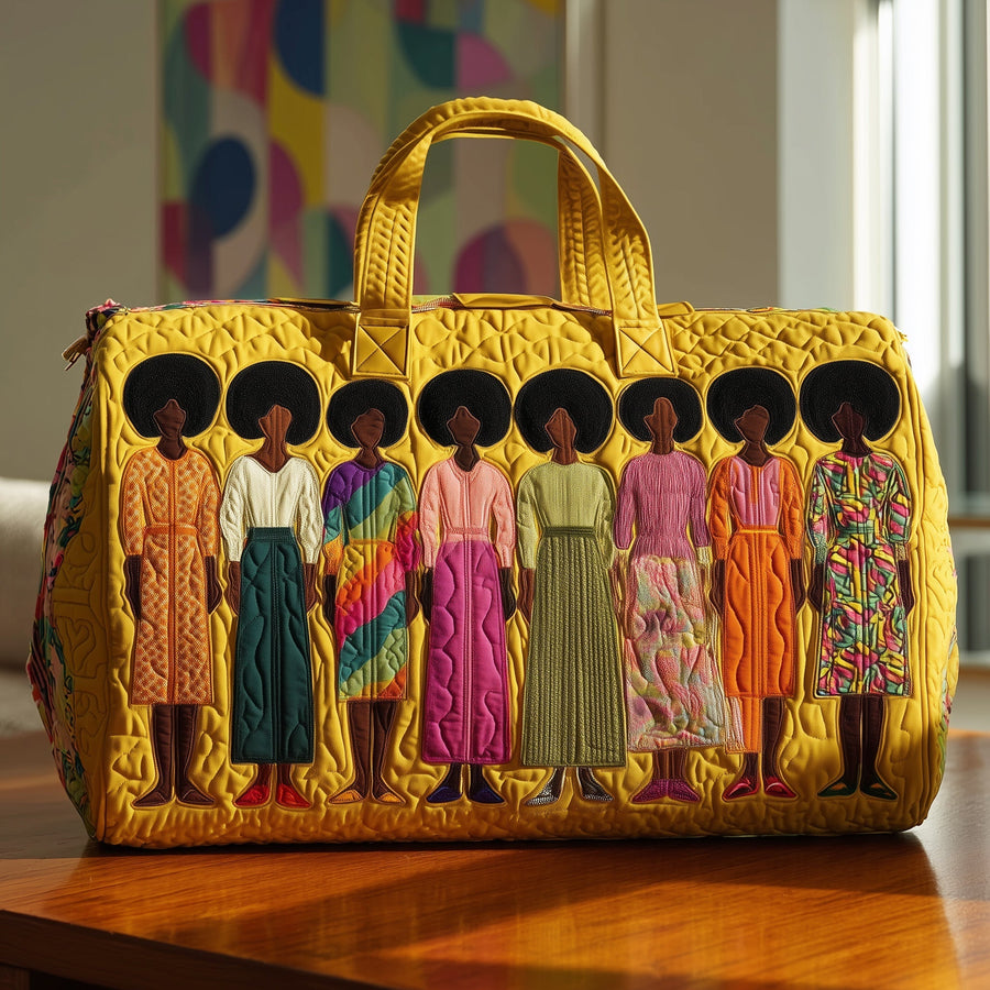 Melanin | Quilted Duffle Bag