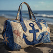 Ocean Anchor | Quilted Duffle Bag