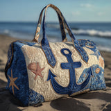 Ocean Anchor | Quilted Duffle Bag