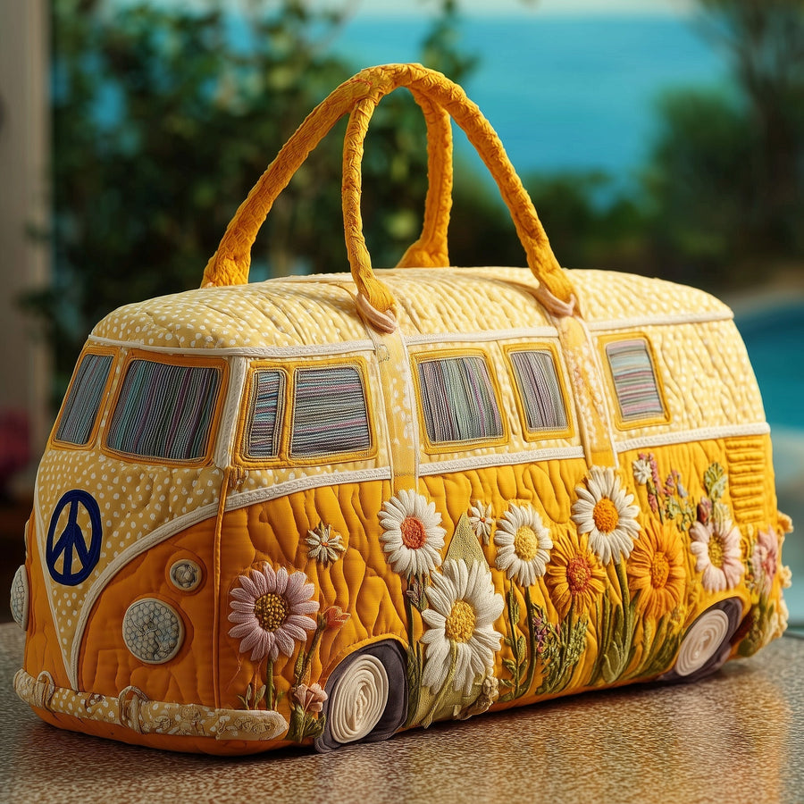 Hippie Van | Quilted Duffle Bag
