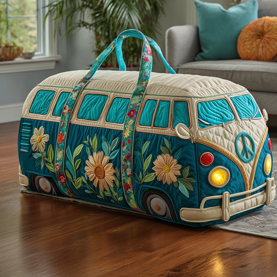Hippie Van | Quilted Duffle Bag