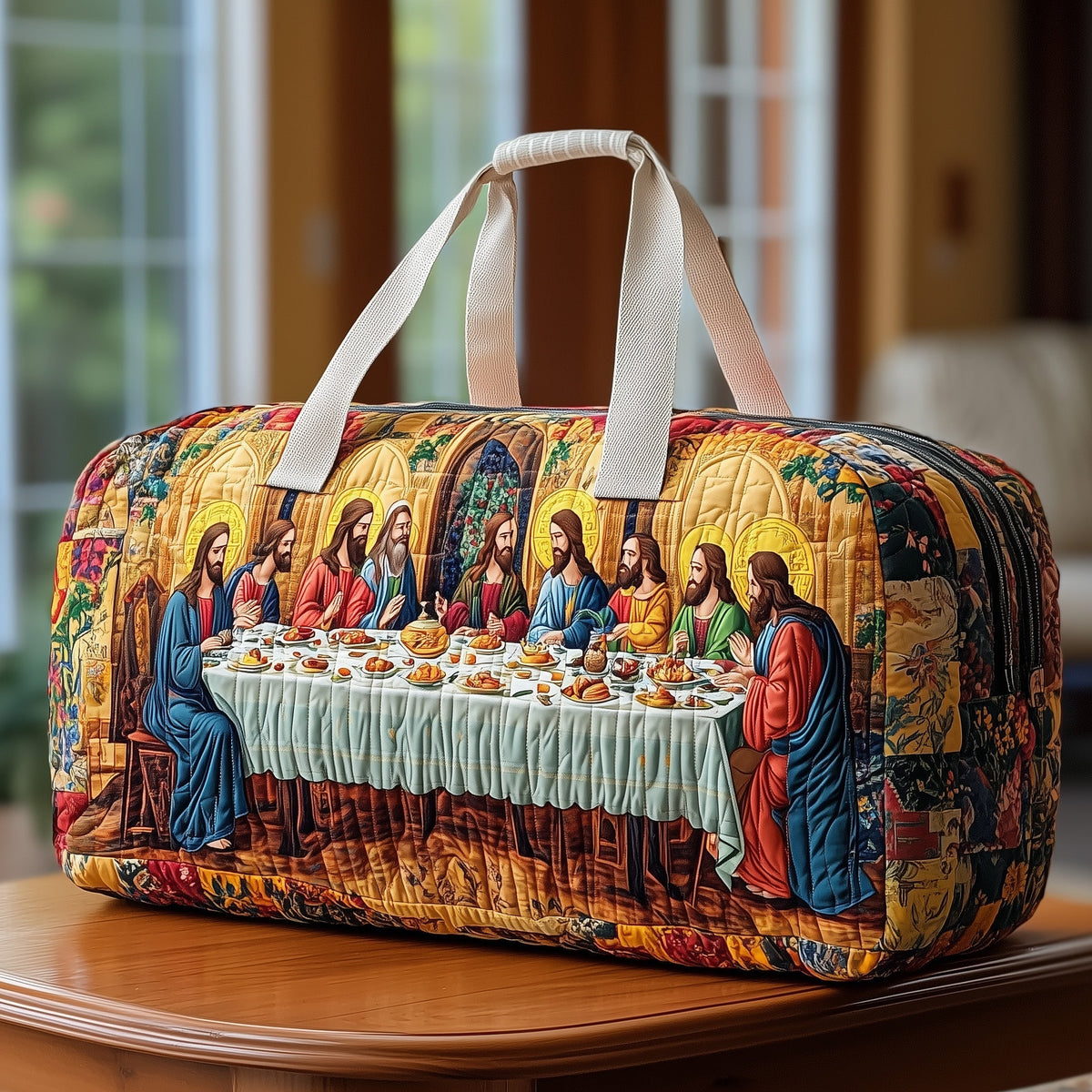 Sacred Supper | Quilted Duffle Bag