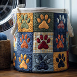 Cozy Paws | Panier à linge matelassé
