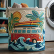 Palm Cruise | Panier à linge matelassé