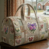 Flower Patchwork | Quilted Duffle Bag