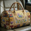 Flower Patchwork | Quilted Duffle Bag