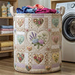 Flower Patchwork | Quilted Laundry Basket
