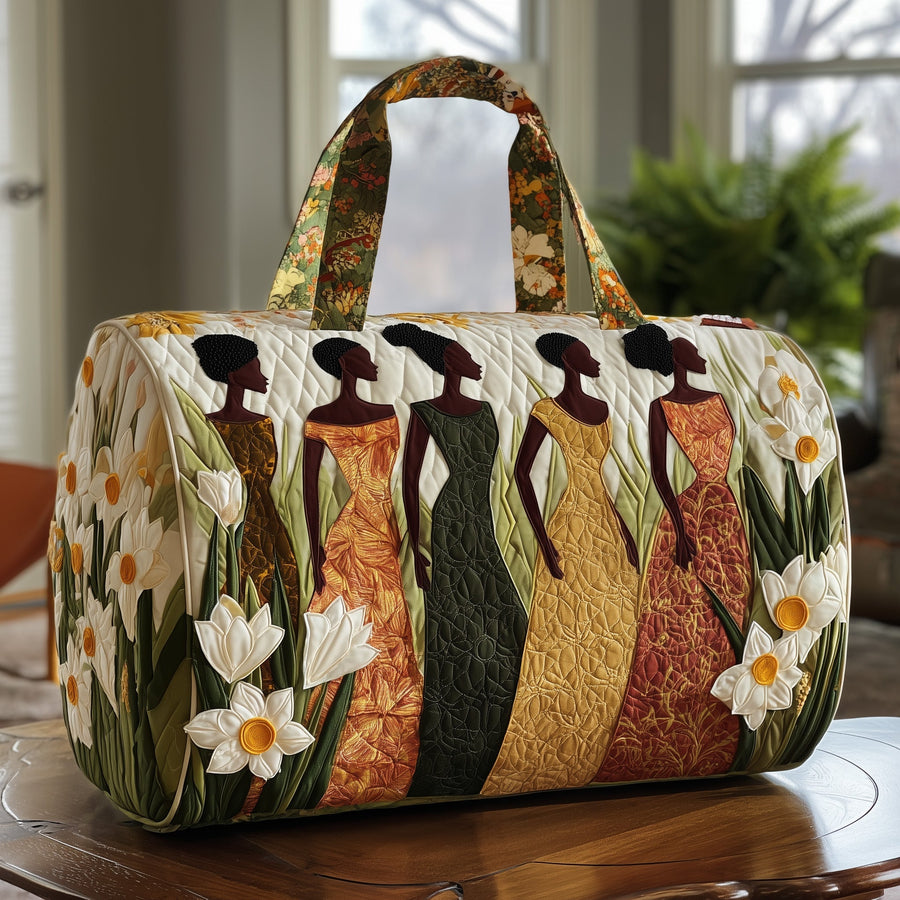Golden Queens | Quilted Duffle Bag