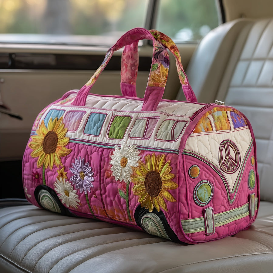 Hippie Van | Quilted Duffle Bag