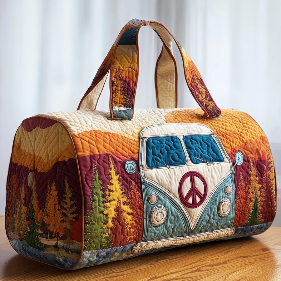 Hippie Van | Quilted Duffle Bag