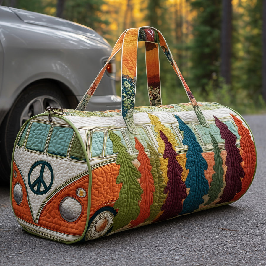 Hippie Van | Quilted Duffle Bag