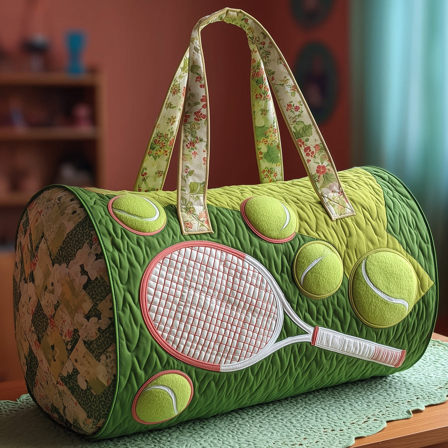 Tennis Time | Quilted Duffle Bag
